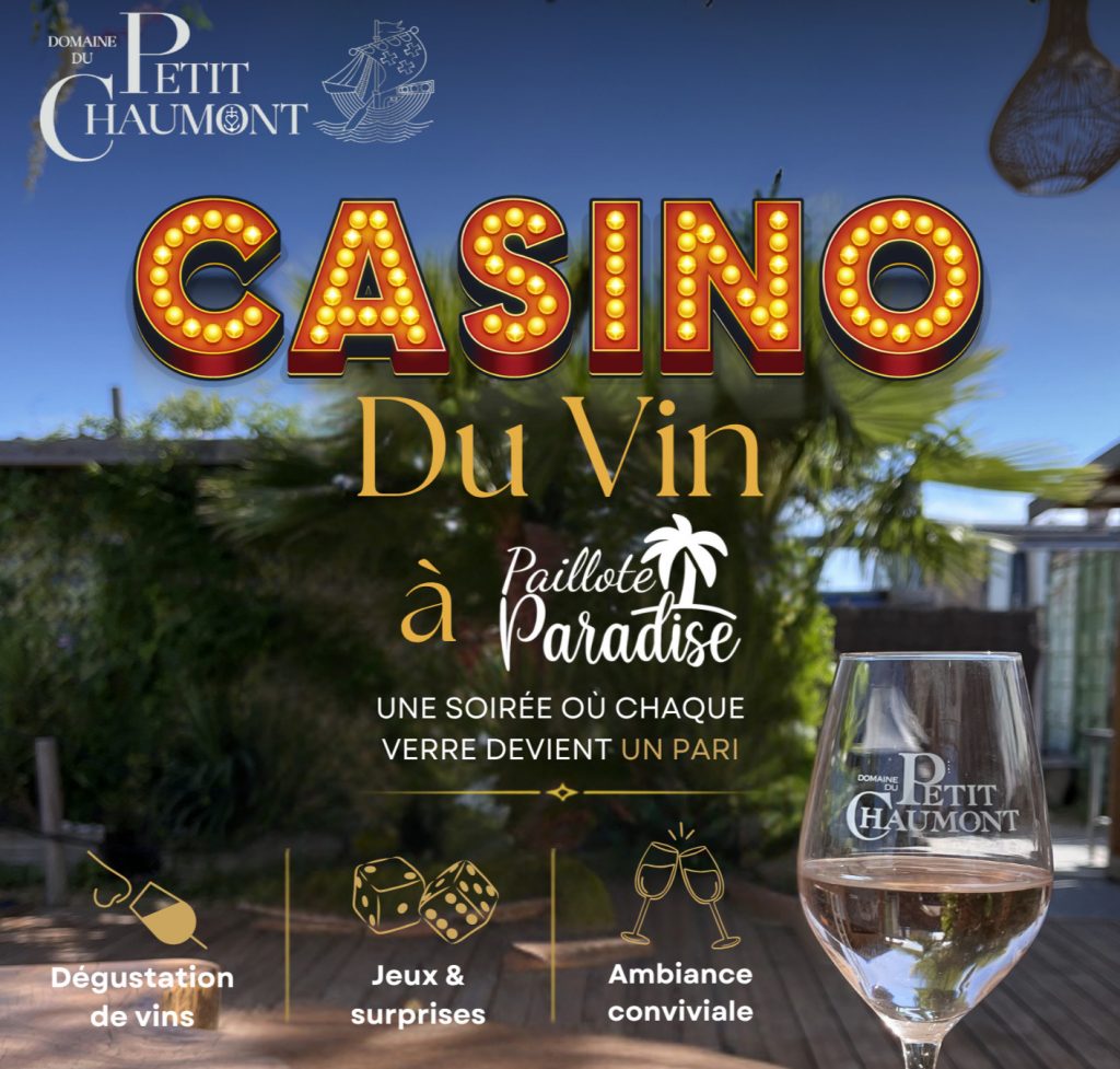 Soirée Casino du Vin à la Paillote Paradise